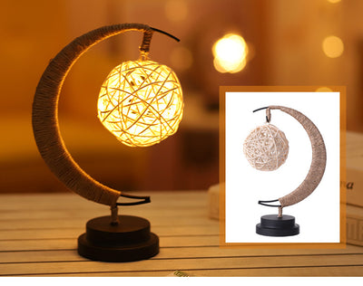 Lámpara Decorativa LED Luna y Estrellas con Alambre de Cobre - Image 23