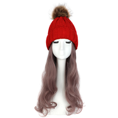 Gorro de Lana con Peluca Desmontable para Mujer - Image 38