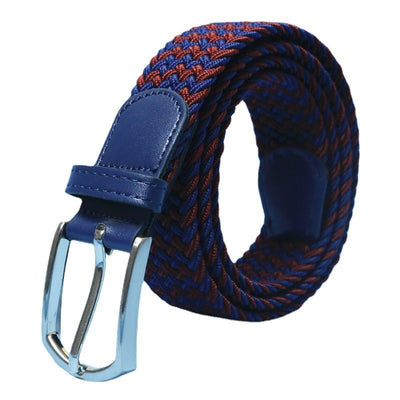 Cinturón de Cuero Tejido Elástico para Hombre - Image 18