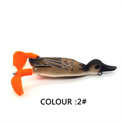 Señuelo Pato Flotante 9.5cm con Aletas Giratorias - Cebo Realista - Image 41