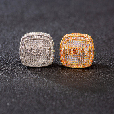 Anillo Personalizado con Nombre para Hombre y Mujer - Versión N