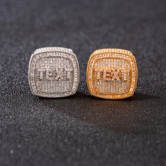 Anillo Personalizado con Nombre para Hombre y Mujer - Versión N