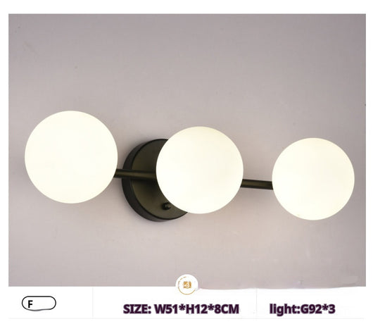 Lámpara Minimalista de Cristal para Mesita de Noche - Image 29