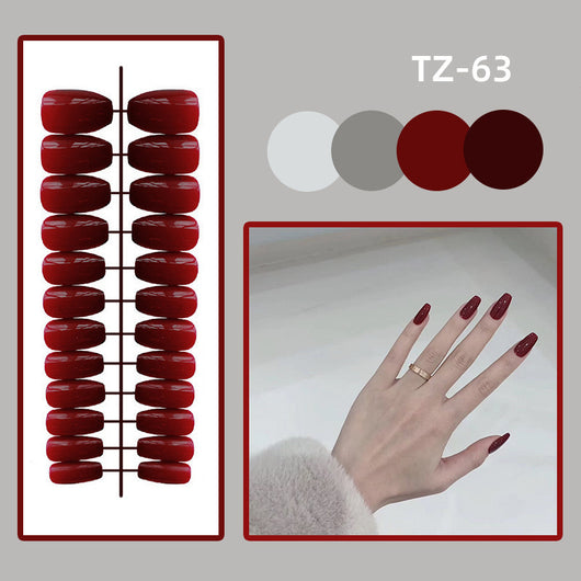 Uñas Postizas Trapecio Corto Efecto Brillo - Image 15