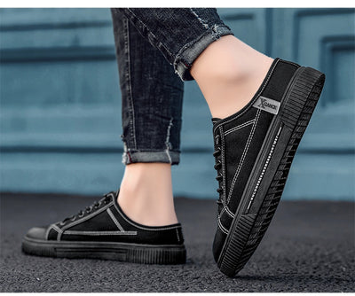 Tenis Casuales Versátiles para Hombre sin Talón de Lona - Image 23