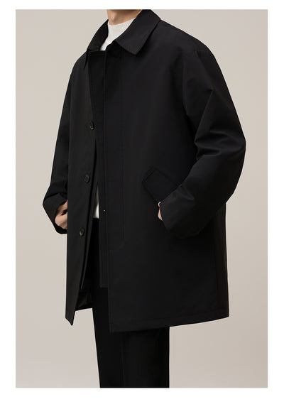 Abrigo Holgado Largo Tipo Duster para Hombre - Image 14