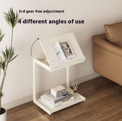 Mesa Auxiliar de Madera Maciza con Almacenamiento Removible - Image 15
