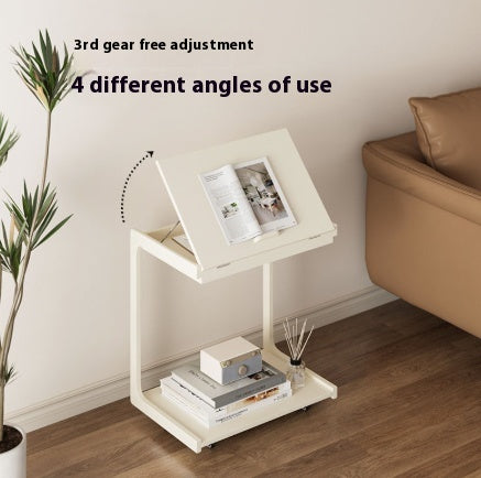 Mesa Auxiliar de Madera Maciza con Almacenamiento Removible - Image 15