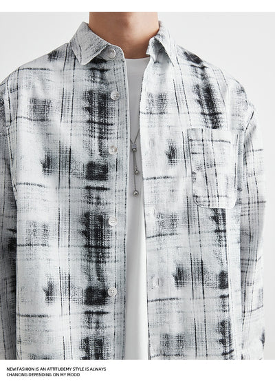 Cardigan de Algodón Puro Cuadros Retro - Estilo Casual Vintage - Image 12
