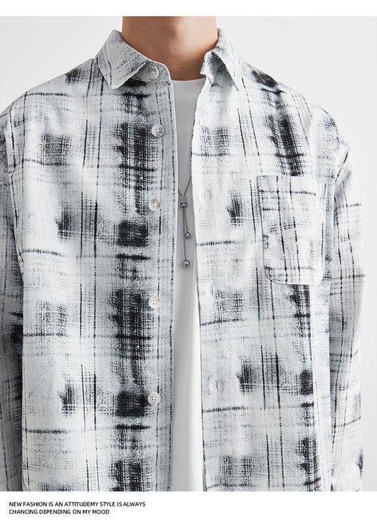 Cardigan de Algodón Puro Cuadros Retro - Estilo Casual Vintage - Image 12