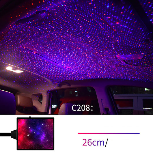 Proyector de Luces Estrelladas USB - Iluminación LED Galaxia para Auto e Interior - Image 12