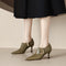 Zapatos de Punta Fina con Boca Profunda para Mujer - Colección Primavera