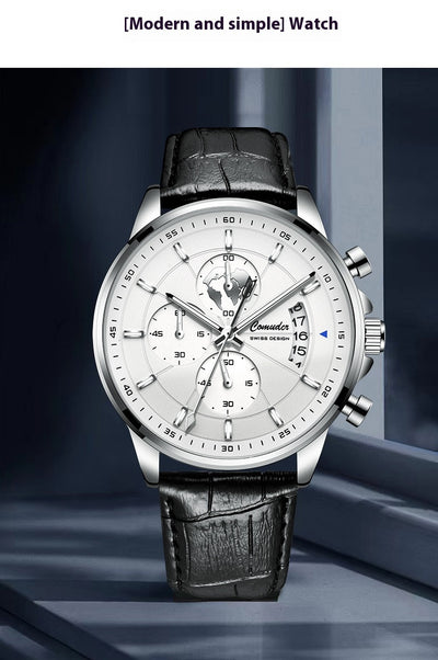 Reloj Automático para Hombre Resistente al Agua con Calendario y Esfera Luminosa - Image 10