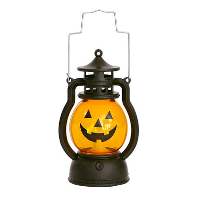 Lámpara Portátil Halloween con Diseño de Calabaza y Calavera