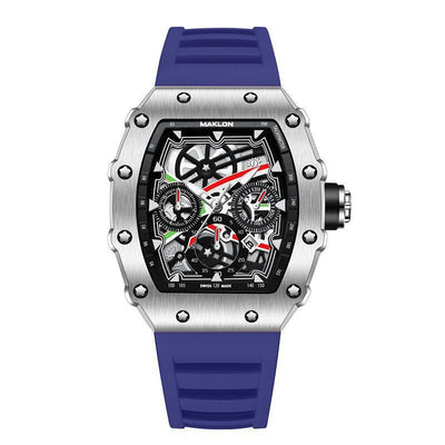 Reloj de Pulsera Hombre Calavera Correa Silicona Cuarzo - Image 16