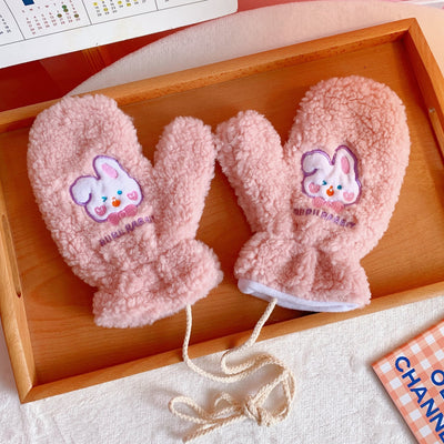 Guantes Escolares Chacha Bear con Cordón de Seguridad - Image 13