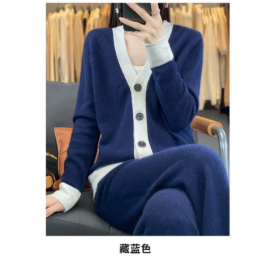 Conjunto de Dos Piezas en Lana Tejida - Diseño Holgado y Cómodo - Image 19