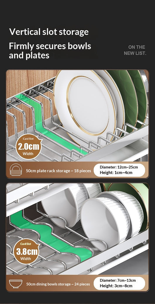 Escurridor de Acero Inoxidable para Platos y Tazones - Image 9