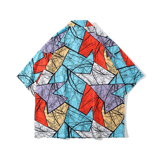 Camisa Oversize Suelta de Manga Corta Estilo Urbano - Image 10