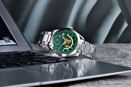 Reloj Mecánico Multifuncional GMT Doble Zona Horaria Luminoso Resistente al Agua - Image 19