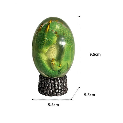Huevo de Dragón LED con Cristal Mineral - Decoración Feng Shui Recargable - Image 14