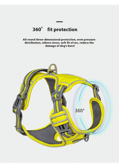 Arnés Reflectivo de Absorción de Impactos con Visión Nocturna para Mascotas - Image 18