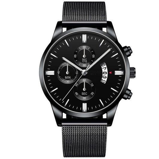 Reloj de Lujo para Hombre con Malla Metálica y Movimiento de Cuarzo - Image 38