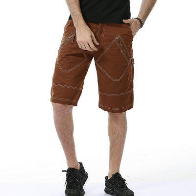 Pantalones Cortos de Trabajo Estilo Europeo Talla Grande para Hombre - Image 5