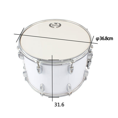 Tambor de Marcha Ajustable Mebet 14 Pulgadas Acero Inoxidable - Image 22