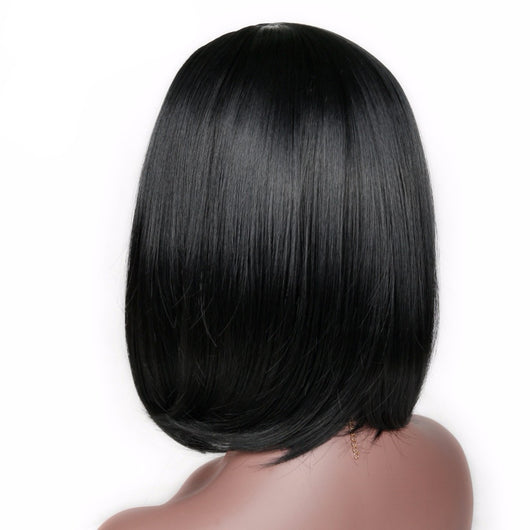 Peluca Corta Lisa Estilo Europeo y Americano para Mujer - Image 9