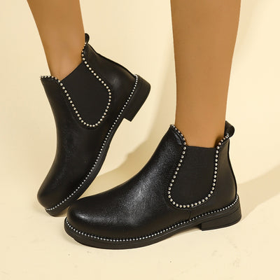 Botas Martin para Mujer con Suela Gruesa y Perlas - Image 6