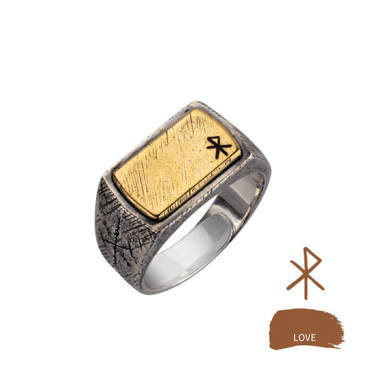 Anillo Ajustable Letra Final Moda Masculina - Image 4