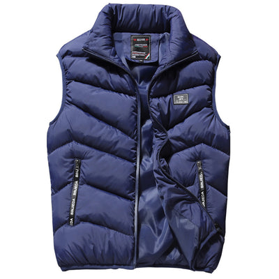 Chaleco Acolchado de Invierno para Hombre en Tallas Grandes