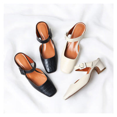 Sandalias Estilo Medieval con Tacón Grueso - Image 17
