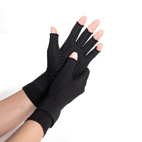 Guantes de Ciclismo con Fibra de Cobre - Soporte Articular y Agarre Antideslizante