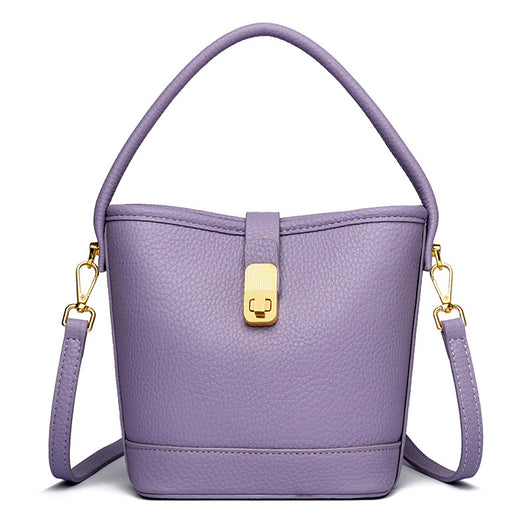 Bolso de Cuero Minimalista Bandolera Multicapa - Diseño Versátil y Elegante - Image 9