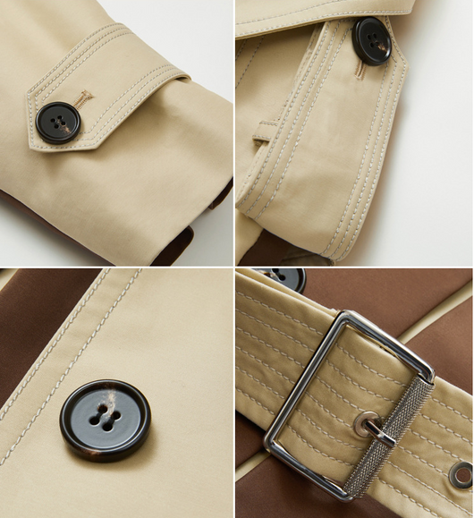 Abrigo Trench Impermeable y Antipolilla para Mujer con Protección Antiarrugas - Image 9