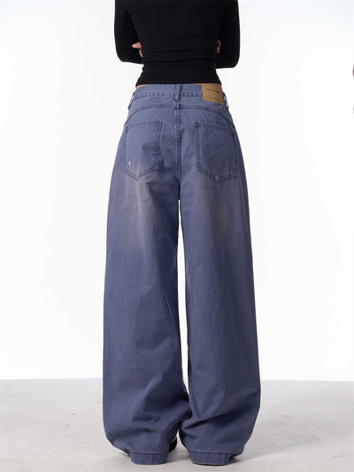 Pantalones Cargo Rectos Anchos para Mujer - Estilo Retro Casual - Image 15
