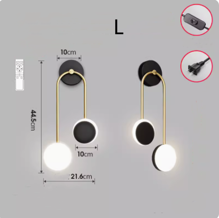 Lámpara de Pared Moderna sin Instalación para Dormitorio y Pasillo - Image 11