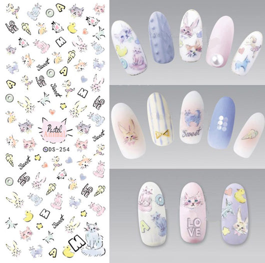 Kit Completo de Adhesivo para Uñas con Herramientas de Joyería y Stickers de Letras - Image 2