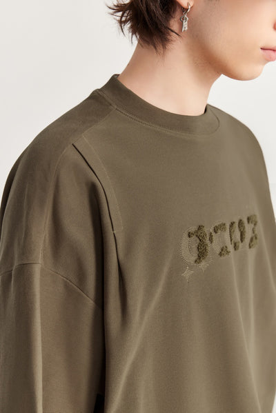 Playera Casual de Twill Vintage con Bordado - Image 8