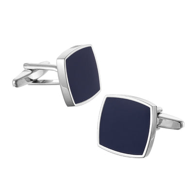 Gemelos Cuadrados Azul para Camisas de Vestir Hombre - Image 2