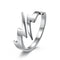 Anillo Eclipse Harajuku Titanio Acero Hueco Efecto Rayo