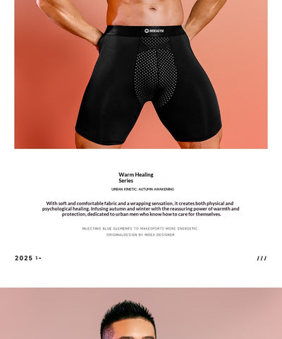 Calzoncillos Deportivos de Seda Helada con Largo Extendido para Hombre - Image 10