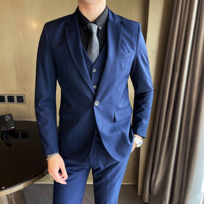 Traje Slim Fit Británico para Hombre - Conjunto Casual Elegante - Image 3