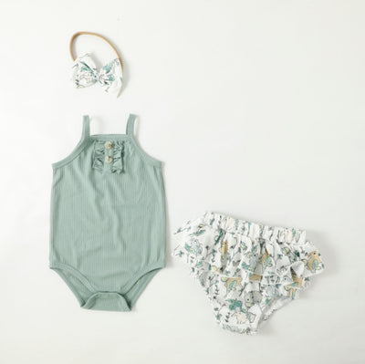 Mono Corto Liso para Bebé Niña - Diseño Verano - Image 6