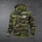 Sudadera Tipo Militar Gruesa para Hombre con Diseño Camuflaje