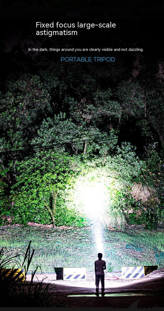 Linterna LED Recargable P90 Impermeable con Pantalla Digital - Potente Luz para Camping y Rescate - Image 18
