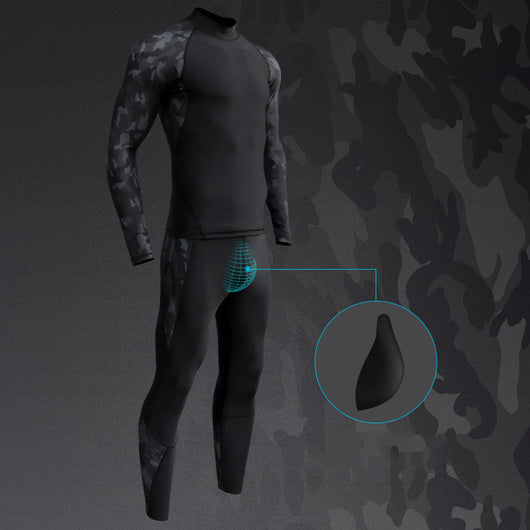 Traje de Baño Manga Larga con Protección Solar para Hombre - Image 8