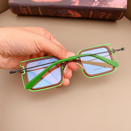 Gafas Cuadradas Personalizadas con Protección Azul para Hombre y Mujer - Image 15